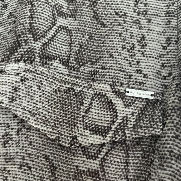 Michael Kors Snake Print Blouse - Picture 4 of 8